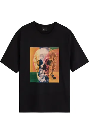 Paul Smith Skull Printed Cotton T-shirt - - L