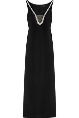 DAVID KOMA Crystal-embellished Gown - - 10 (UK10 / S)