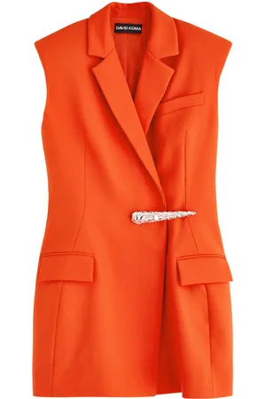 DAVID KOMA Sleeveless Stretch-wool Mini Blazer Dress - - 10 (UK10 / S)