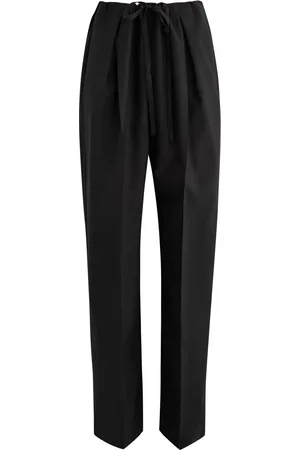 Khaite Trenton Tapered-leg Wool Trousers - - M (UK12 / M)