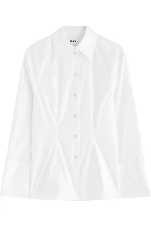 DAY Birger et Mikkelsen Olivier Darted Cotton Shirt - - 36 (UK10 / S)
