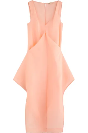 Khaite Kenith Folded Silk-gazer Maxi Dress - - 6 (UK10 / S)