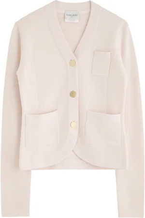 FORTE FORTE Knitted Wool-blend Jacket - - 0 (UK 6 / XS)