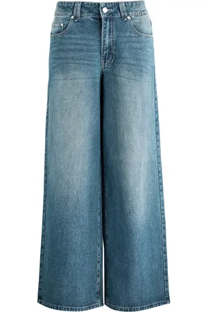 House of Sunny Wide-leg Denim Jeans - - 10 (UK10 / S)