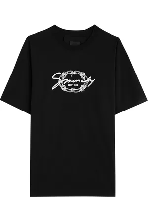 Givenchy Logo-embroidered Cotton T-shirt - - L