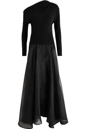 ESSE Aire Silk-organza and Stretch-jersey Maxi Dress - - 10 (UK10 / S)