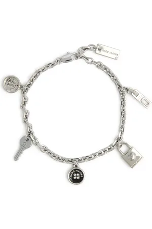 Marc Jacobs Button Charm Silver-plated Bracelet - - One Size