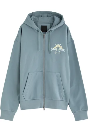 Givenchy Logo Hooded Cotton Sweatshirt - - L