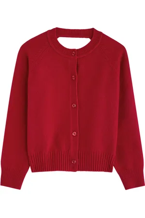 Simone Rocha Open-back Wool-blend Cardigan - - L (UK14 / L)