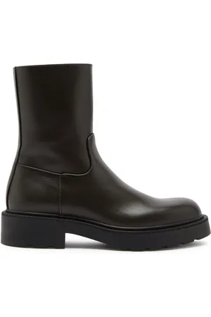 The Row Nobilis Chunky Leather Ankle Boots - - 36 (IT36 / UK3)