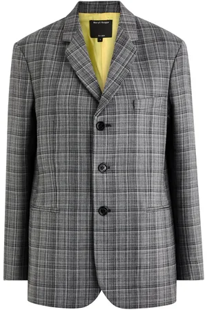 MERYLL ROGGE Checked Wool Blazer - - M (UK12 / M)