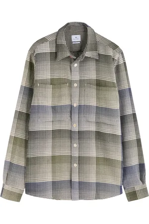 Paul Smith Hounds Tooth Cotton Shirt - - L