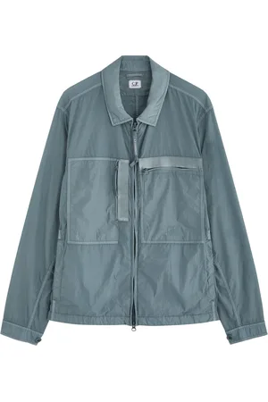 C.P. Company Logo-embroidered Shell Overshirt - - L