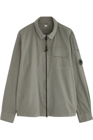 C.P. Company Lens Cotton Gabardine Overshirt - - L