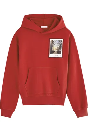 Helmut Lang Postcard Printed Hooded Cotton Sweatshirt - - S
