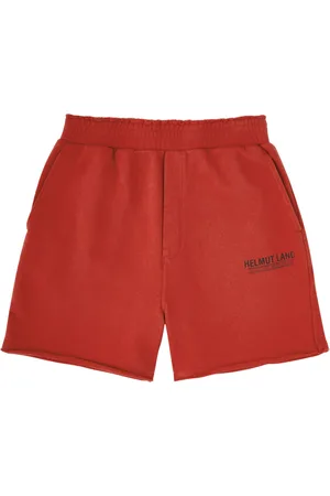 Helmut Lang Logo-print Cotton Shorts - - L