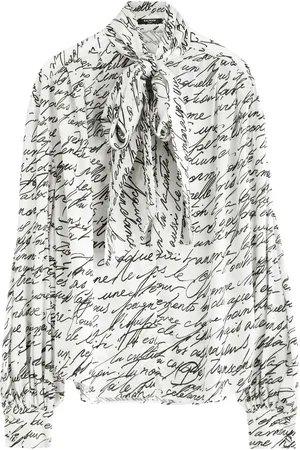 Balmain Printed Matte Satin Shirt - - 40 (UK12 / M)