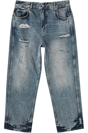 Represent R3 Distressed Wide-leg Jeans - - 30 (W30 / S)