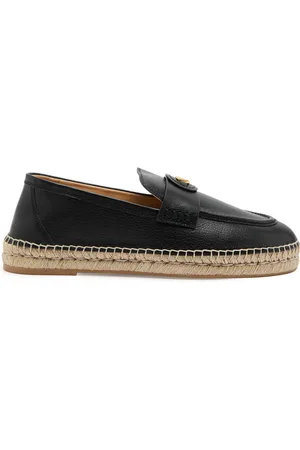 VALENTINO GARAVANI Palm Avenue Leather Espadrille Loafers - - 44 (IT44 / UK10)