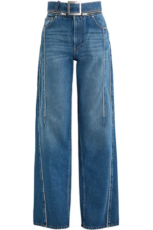 Jean Paul Gaultier Belted Wide-leg Jeans - - 25 (W25 / UK6 / XS)