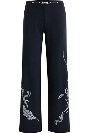 High Proceed Printed Stretch-jersey Trousers - - 40 (UK8 / S)