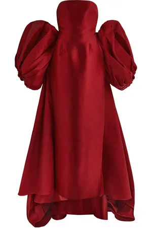 Solace Lea Cape-effect Faille Gown - - 4 (UK8 / S)