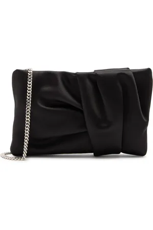 Jimmy Choo Bonny Gathered Satin Clutch - - One Size