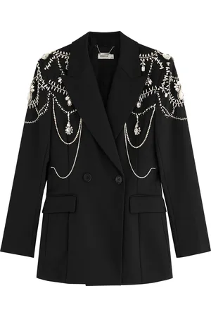 Simkhai Getty Crystal-embellished Wool-blend Blazer - - 6 (UK10 / S)