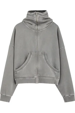 Entire Studios Faded Hooded Cotton Sweatshirt - - L