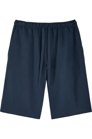 Dolce & Gabbana Logo-embroidered Linen Shorts - - 46 (IT46 / S)