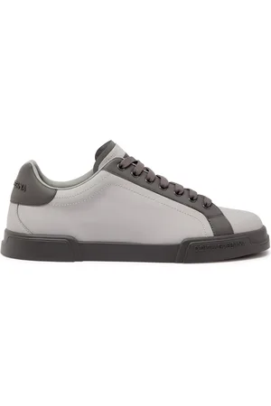 Dolce & Gabbana Portofino Panelled Leather Sneakers - - 44 (IT44 / UK10)