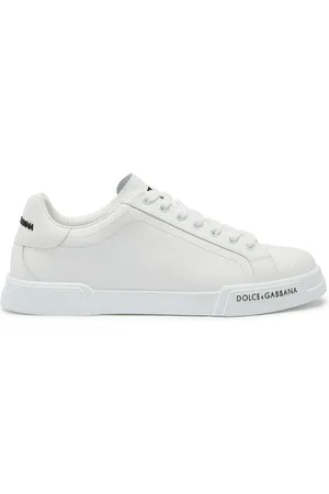 Dolce & Gabbana Portofino Leather Sneakers - - 44 (IT44 / UK10)
