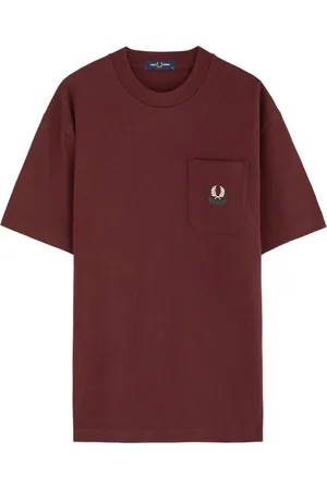 Fred Perry Logo-embroidered Cotton T-shirt - - M