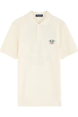 Fred Perry Logo-embroidered Cotton Polo Shirt - - L