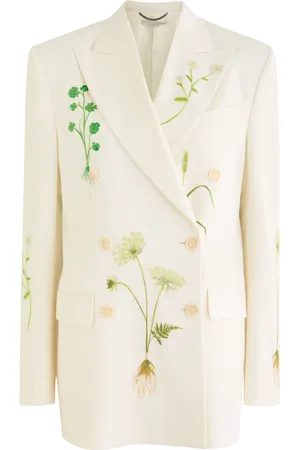 Stella McCartney Floral-embroidered Stretch-wool Blazer - - 44 (UK12 / M)