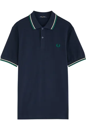 Fred Perry Logo-embroidered Cotton Polo Shirt - - M