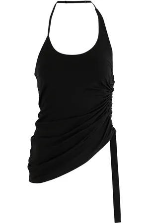 Helmut Lang Wind Ruched Jersey top - - L (UK14 / L)