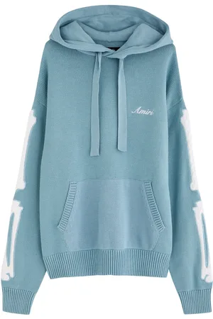 AMIRI Bones Hooded Cotton-knit Sweatshirt - - S