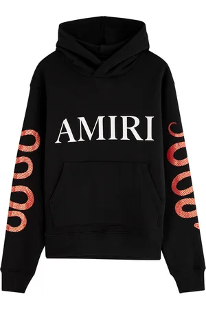 AMIRI Snake Hooded Cotton Sweatshirt - - L