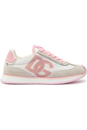 Dolce & Gabbana Kids Logo Panelled Mesh Sneakers