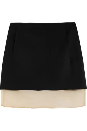 ESSE Issia Layered Twill Mini Skirt - - 10 (UK10 / S)