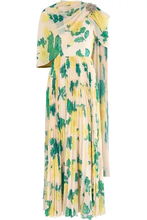 HUISHAN ZHANG Alara Floral-print Chiffon Maxi Dress - - 8 (UK8 / S)