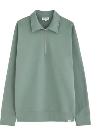 Norse projects Ketel Half-zip Cotton Sweatshirt - - L