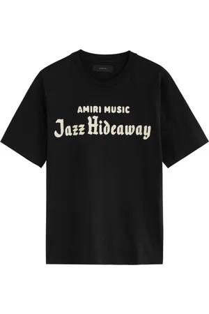 AMIRI Jazz Hideaway Embroidered Cotton T-shirt - - S
