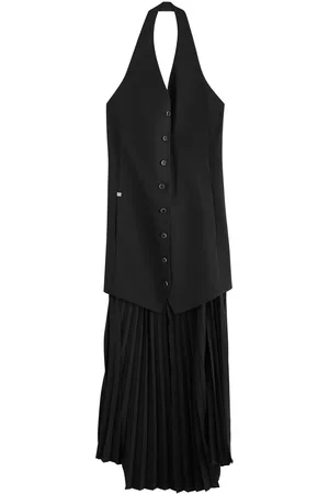 Helmut Lang Halterneck Panelled Twill Mini Dress - - 6 (UK10 / S)