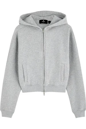 Represent Owners Club Cropped Hooded Cotton Sweatshirt - - L (UK14 / L)