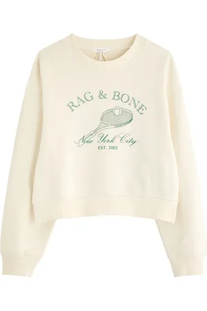 RAG&BONE Logo Printed Cotton-blend Sweatshirt - - M (UK12 / M)