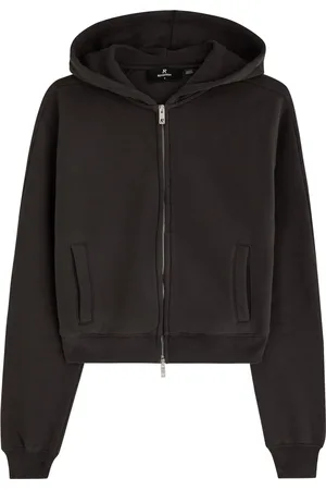 Represent Owners Club Cropped Hooded Cotton Sweatshirt - - L (UK14 / L)