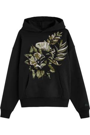 Only the Blind Botanical Hooded Cotton Sweatshirt - - L