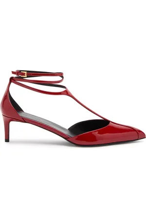 Khaite Mia 45 Patent Leather Pumps